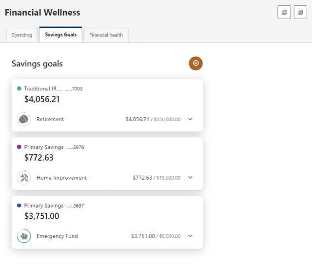 savings goals